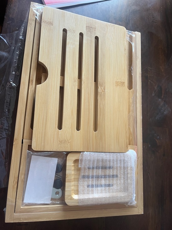 Yirilan Other - YIRILAN Bamboo Bathtub Tray with accessories.  New